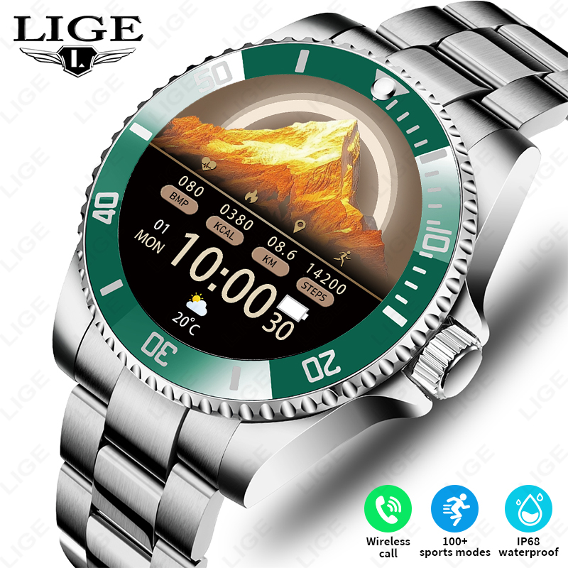 Luxury Watch In The World - LIGE nouvelle montre intelligente hommes Bluetooth