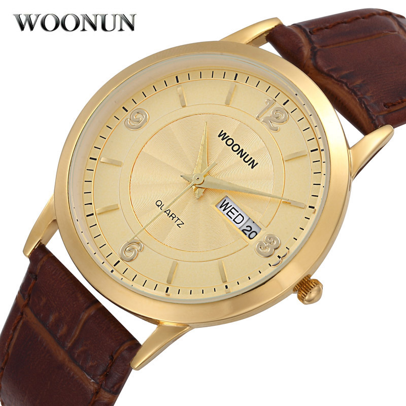 Luxury Watch Name - WOONUN-Montre de luxe en or pour