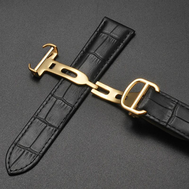 Cartier Watch Santos - Bracelet de montre en cuir véritable