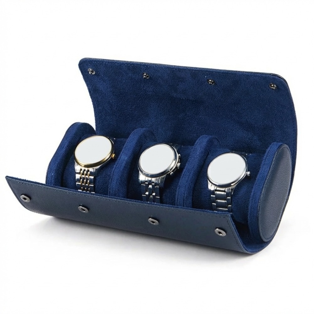 Luxury Watch Stand - Étui de voyage vintage en cuir