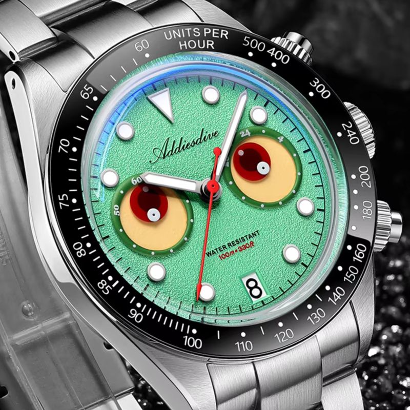 Zero Luxury Watch - ADDIESDIVE – montre chronographe à Quartz