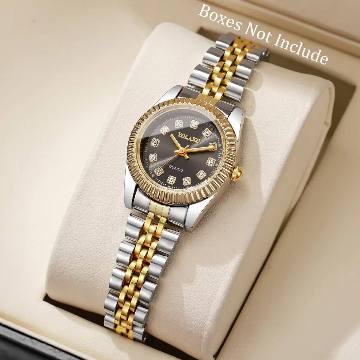 Luxury Watch Storage - Montre à quartz pour femmes avec