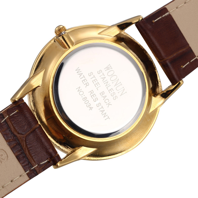 WOONUN-Montre de luxe en or po - Luxury Watch Name avis et prix