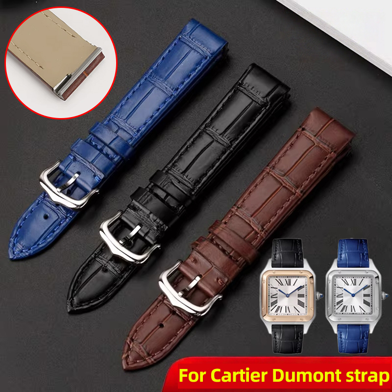 Bracelet de montre en cuir de  - Cartier Watch Santos avis et prix