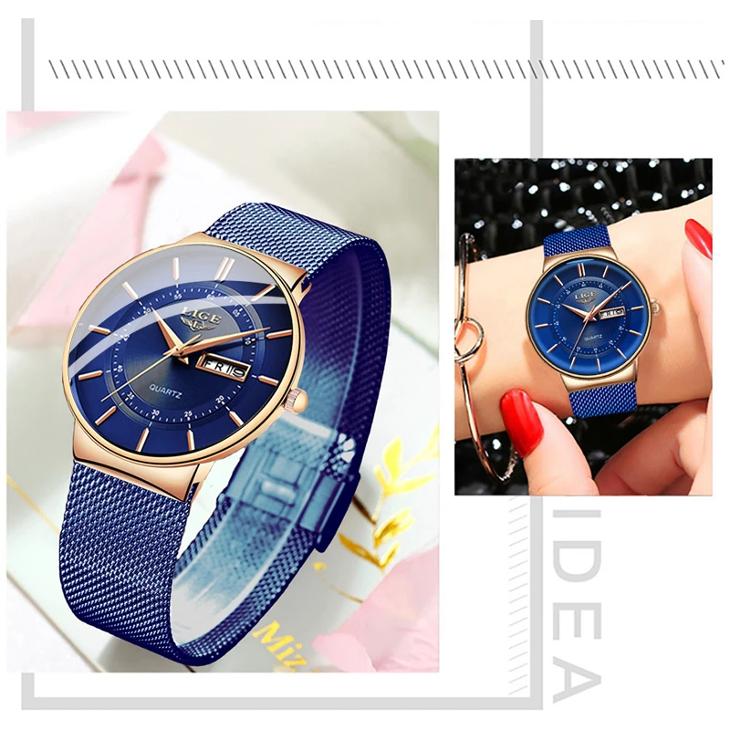Montres pour femmes LIGE, marq - Luxury Watch Brand For Women avis et prix