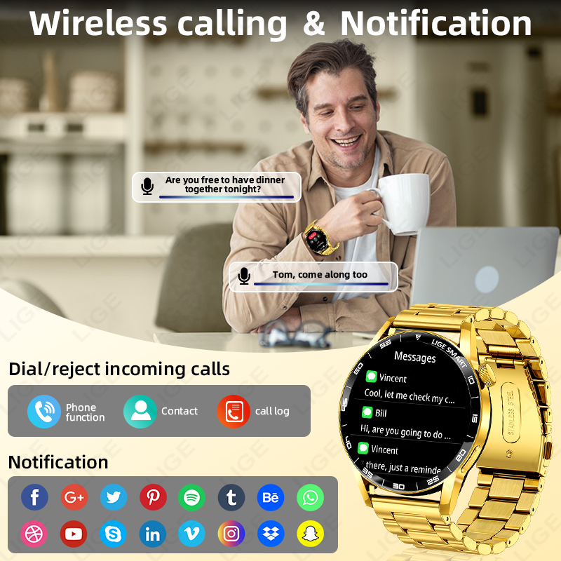 LIGE montre intelligente de lu - Luxury Watch In The World avis et prix