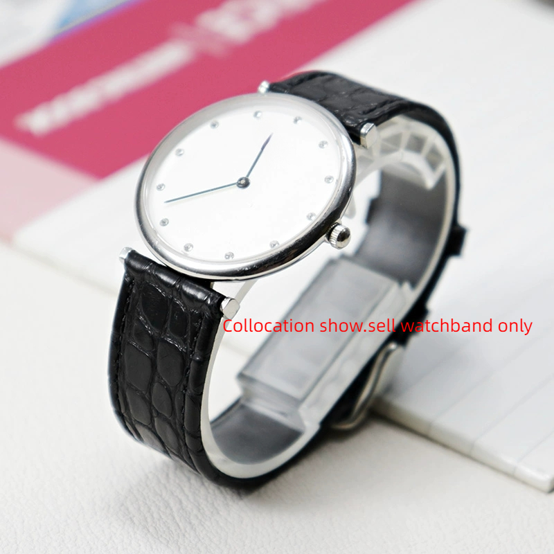 Bracelet en cuir véritable cro - Cartier Watch Santos avis et prix