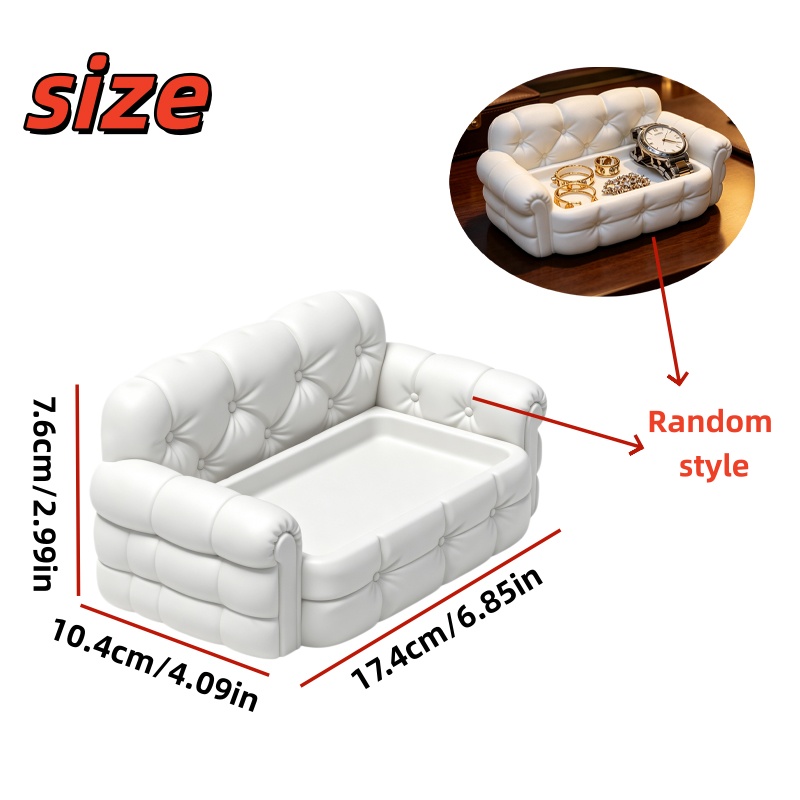 Plateau à bijoux blanc mat en  - Luxury Watch Stand avis et prix