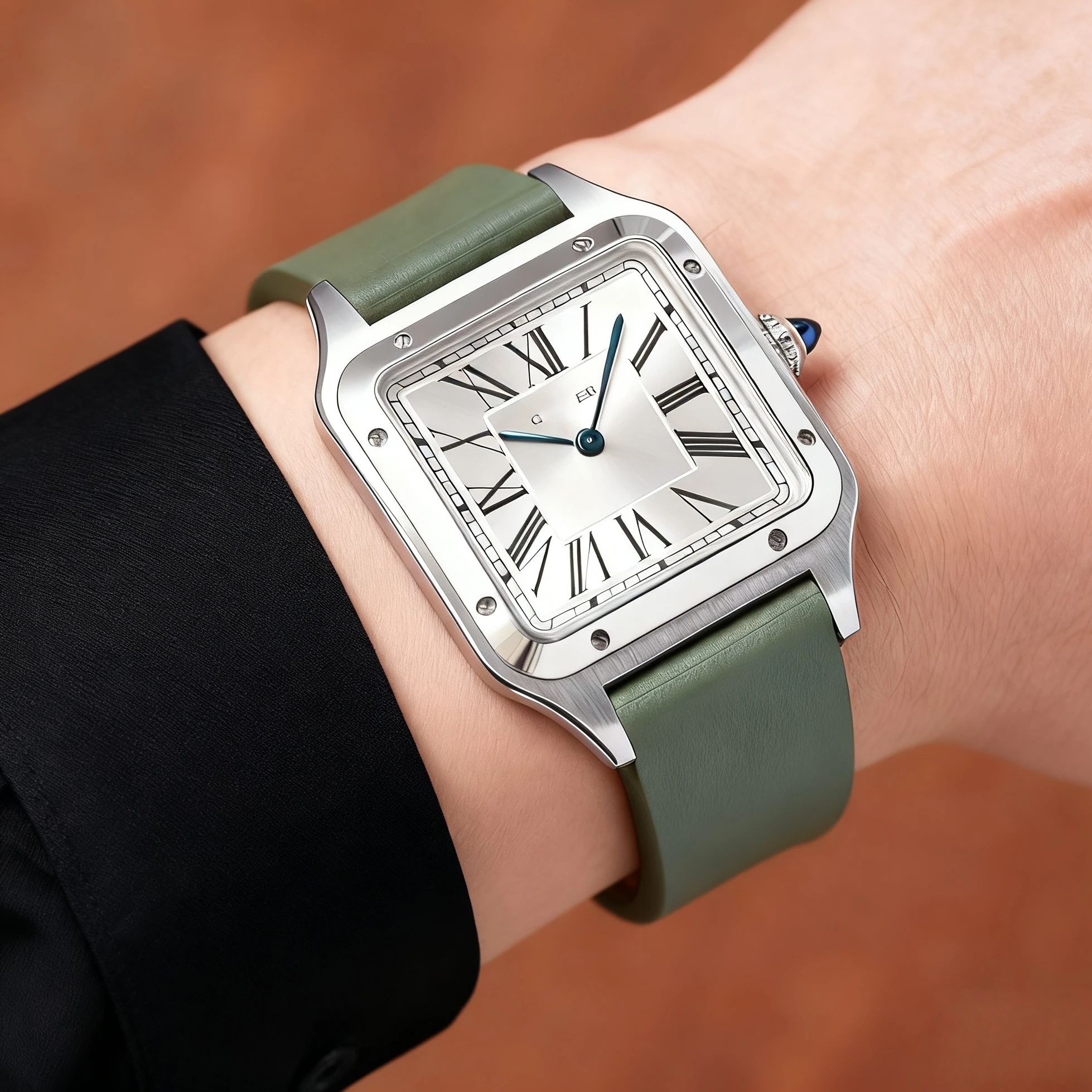 Bracelet de montre en caoutcho - Cartier Watch Santos avis et prix
