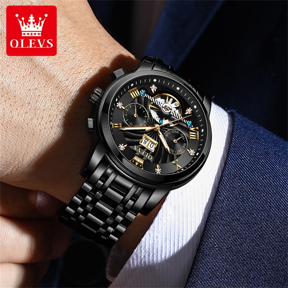 OLEVS classique hommes montres - Automatic Pilot Watch avis et prix
