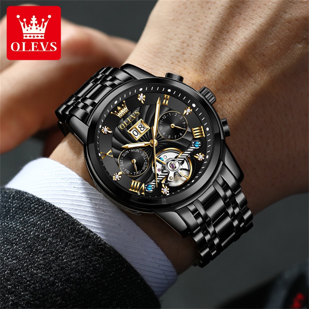 OLEVS classique hommes montres - Automatic Pilot Watch avis et prix