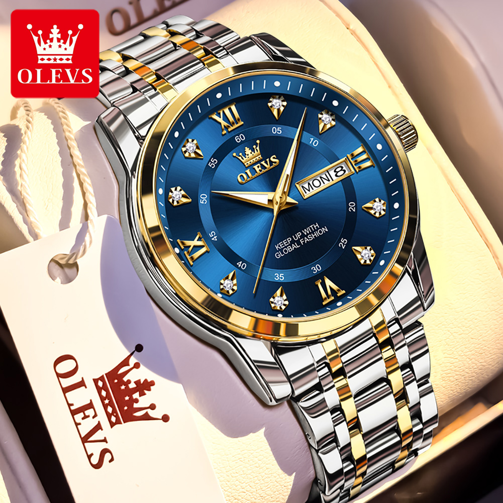 OLEVS marque mode hommes montr - Luxury Watch Name avis et prix