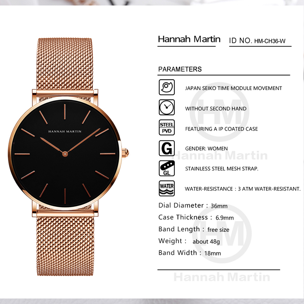 Hannah Martin Top marque montr - Luxury Watch Brand For Women avis et prix
