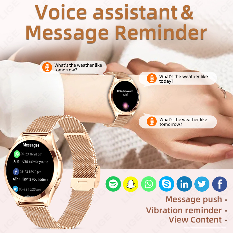 Montre connectée de luxe LIGE  - Luxury Watch In The World avis et prix